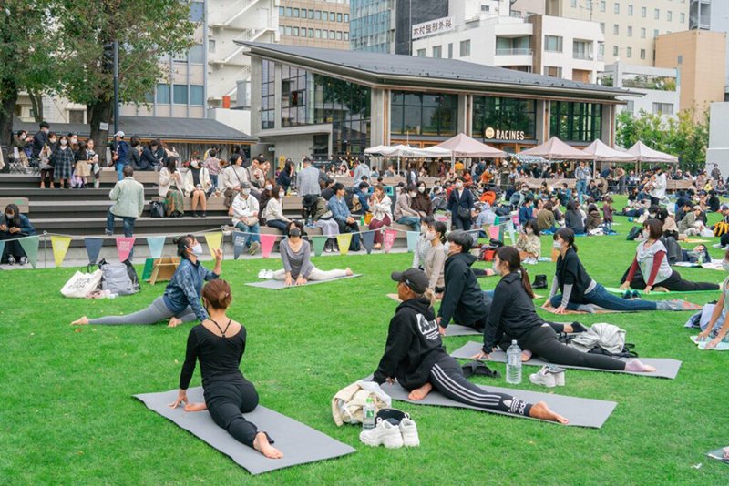 cities lawrence halprin 都市　オープンスペース　広場 Open Space｜Jingu Gaien District Urban Redevelopment Project